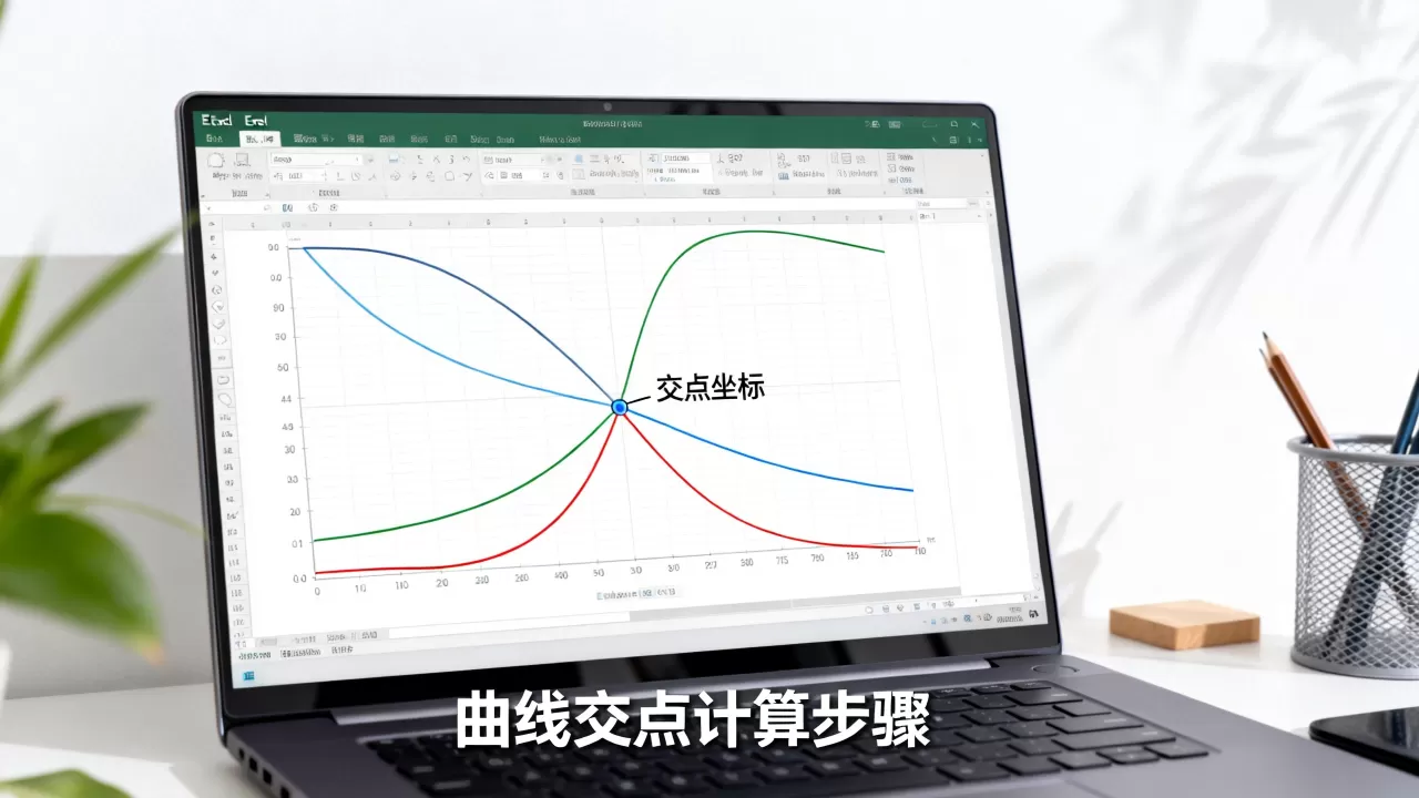 Excel曲线交点怎么找？如何快速计算两条曲线交点
