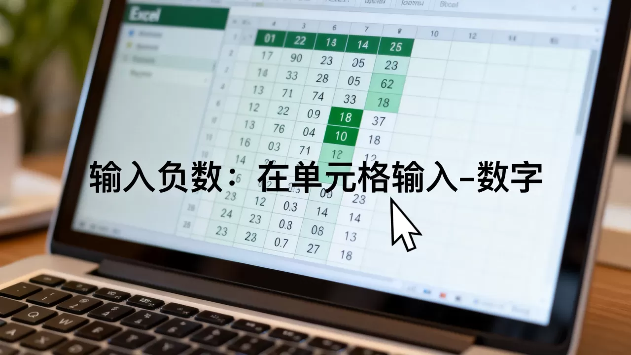 Excel怎么取负数? Excel怎么取负数?
