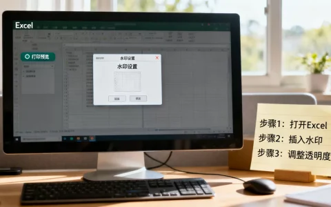 Excel打印水印怎么设置？如何在Excel中添加水印