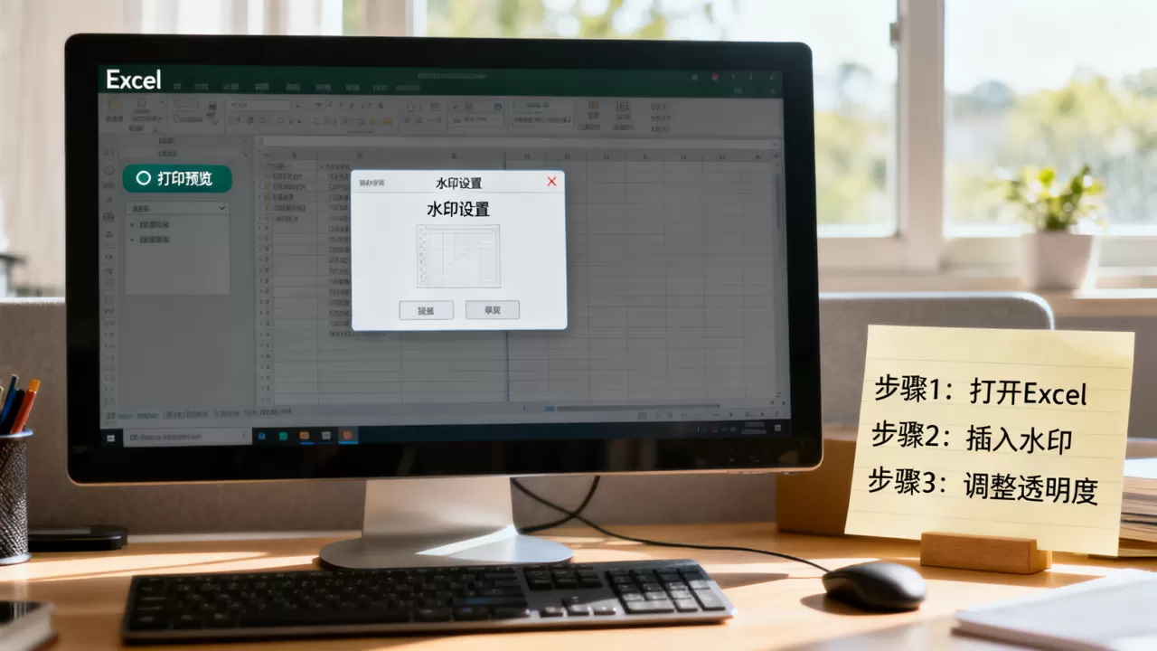 Excel打印水印怎么设置?如何在Excel中添加水印 Excel打印水印怎么设置?如何在Excel中添加水印