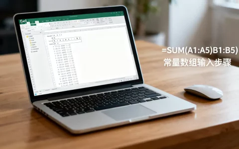 Excel常量数组怎么用？Excel数组公式如何快速输入