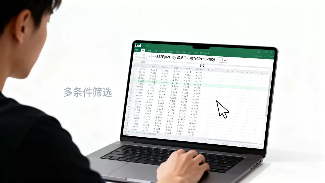 如何用excel筛选数组？excel数组公式筛选多条件