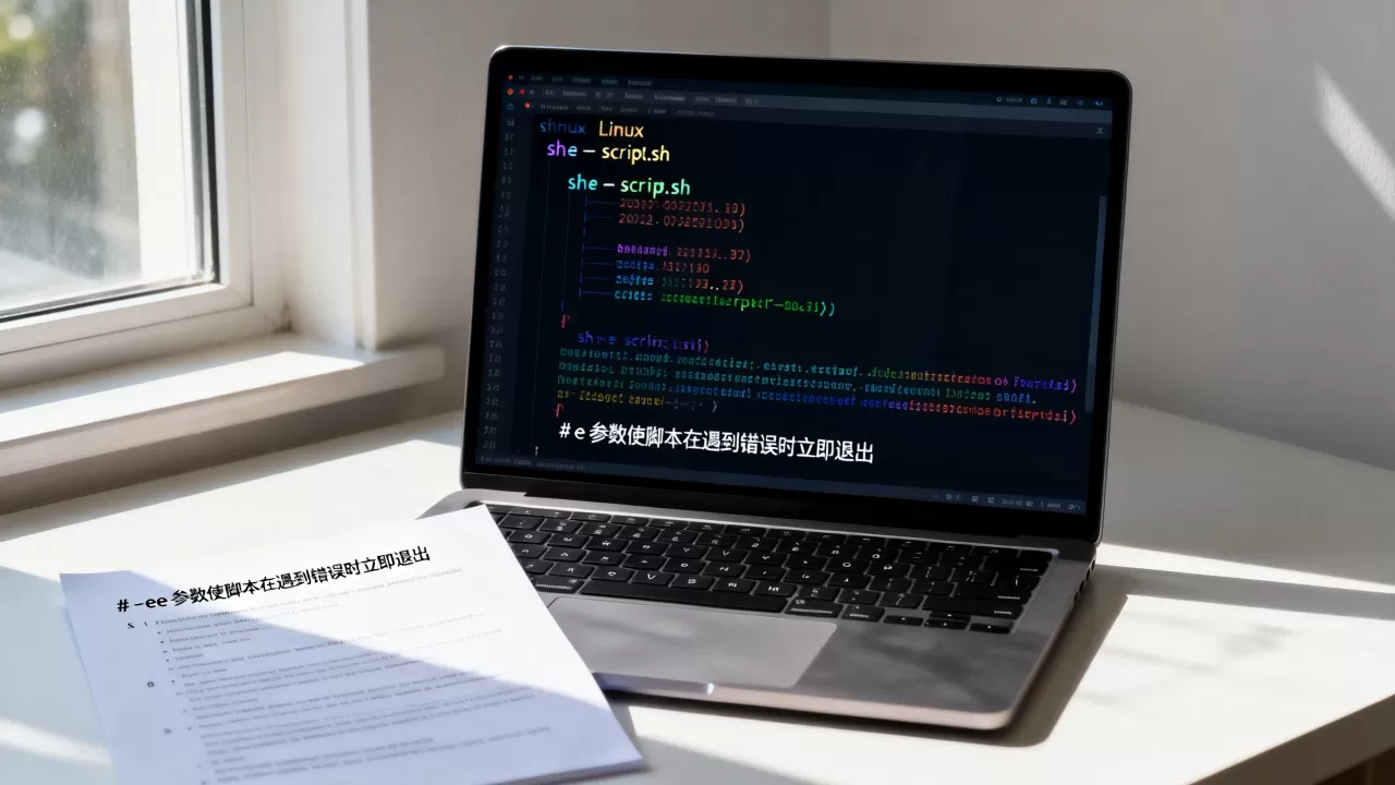 linux shell中-e是什么意思？shell脚本-e参数用法详解