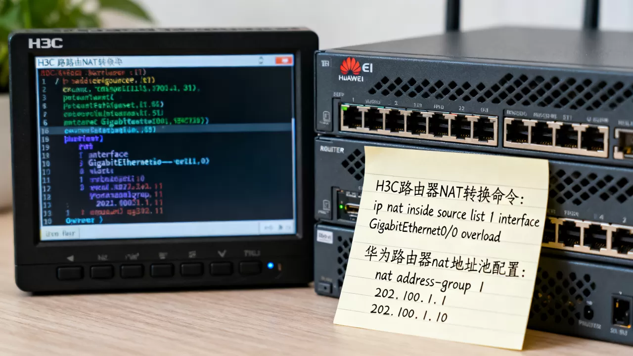 H3C路由器配置NAT转换命令是什么?华为路由器nat地址池配置 H3C路由器配置NAT转换命令是什么?华为路由器nat地址池配置