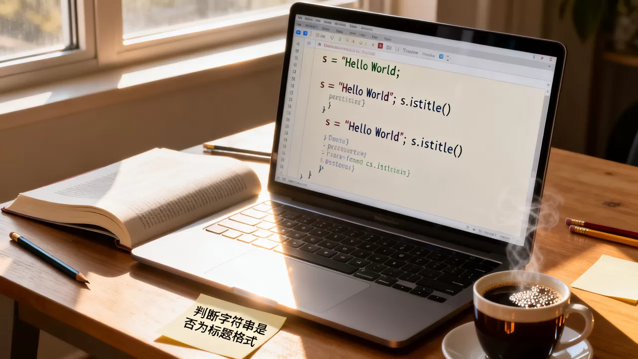 Python istitle怎么用？Python判断字符串标题格式