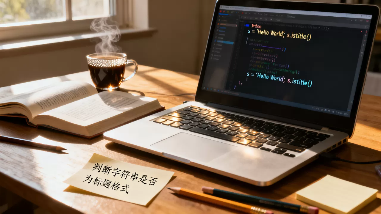Python istitle怎么用？Python判断字符串标题格式