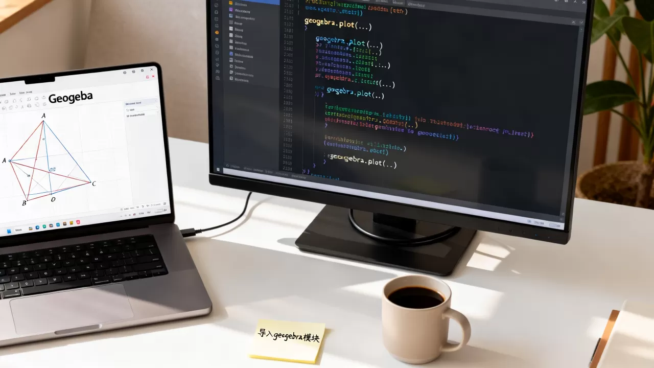 Geogebra如何结合Python?python调用geogebra教程 Geogebra如何结合Python?python调用geogebra教程