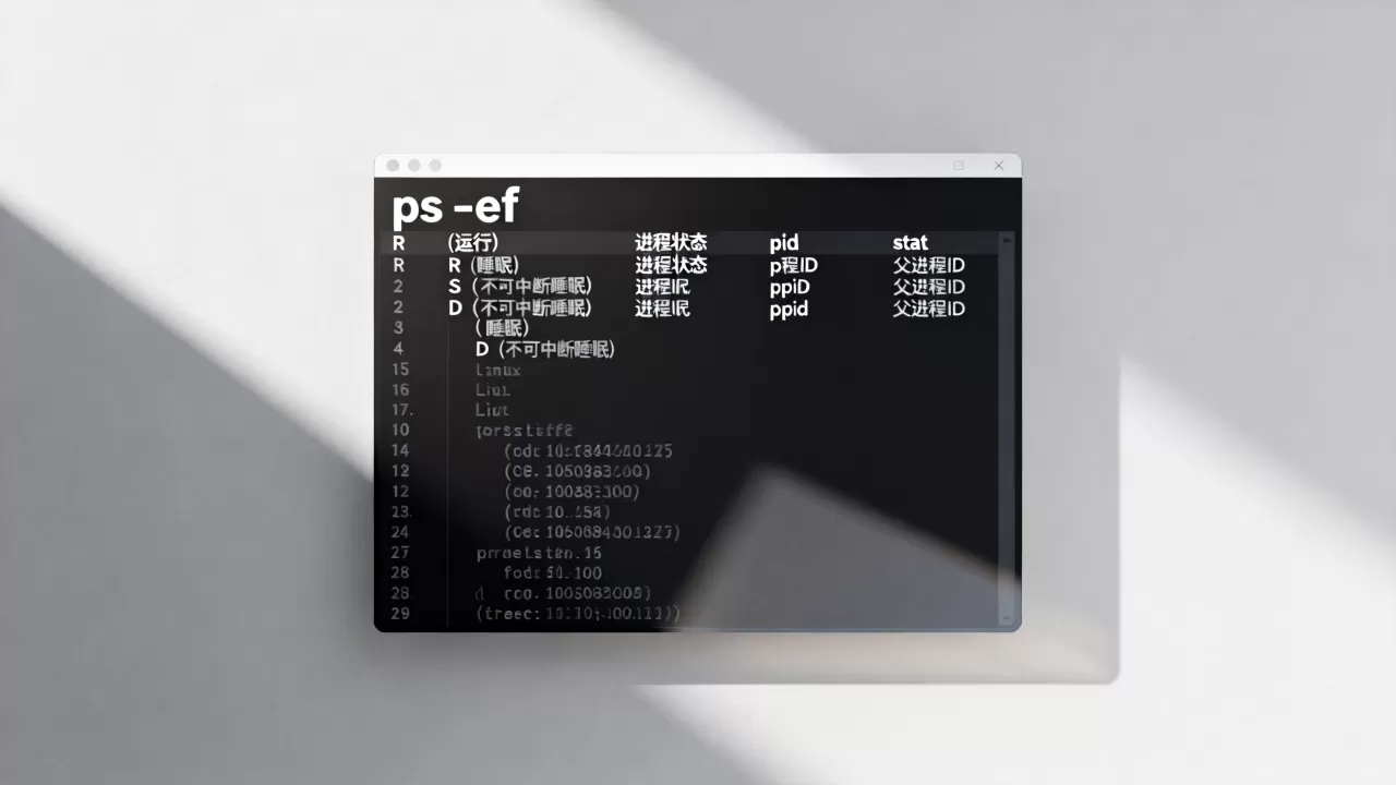 Linux进程stat状态怎么看？linux进程状态详解