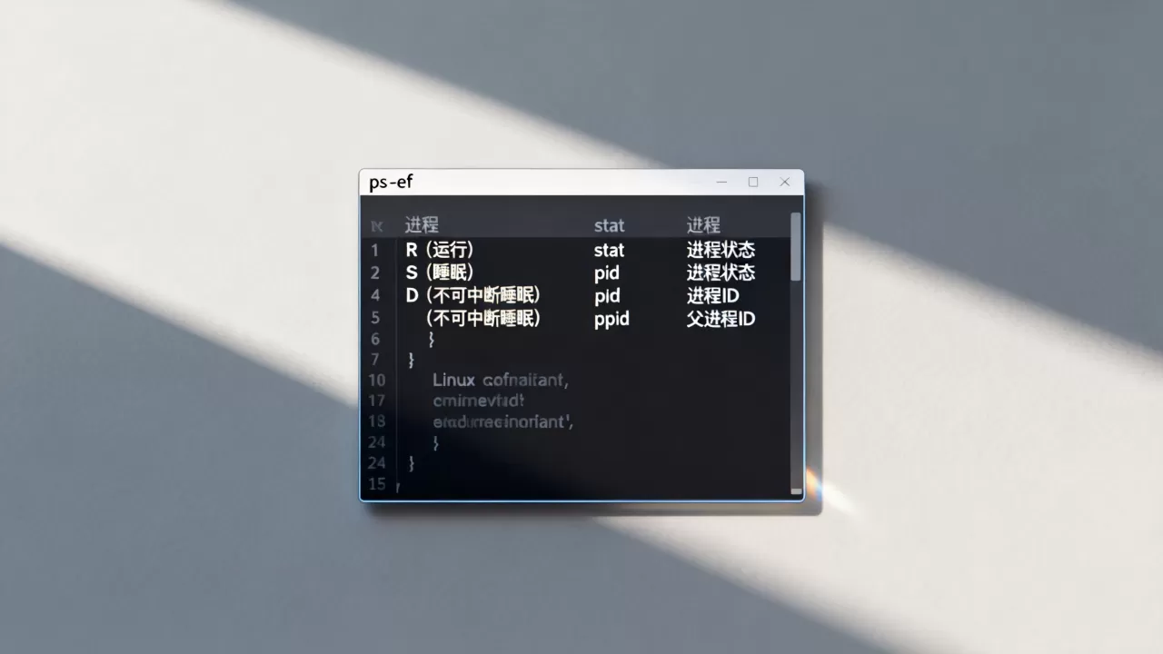Linux进程stat状态怎么看？linux进程状态详解