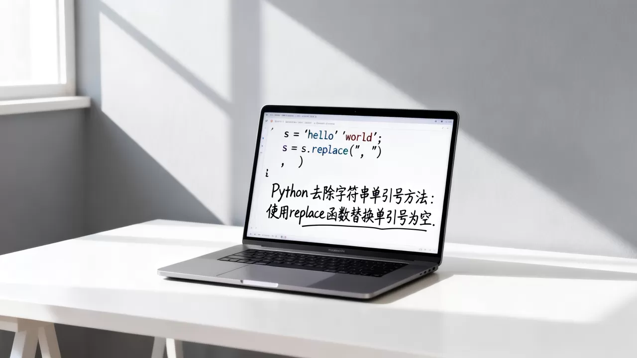 python怎么去掉单引号？python去除字符串中单引号的方法