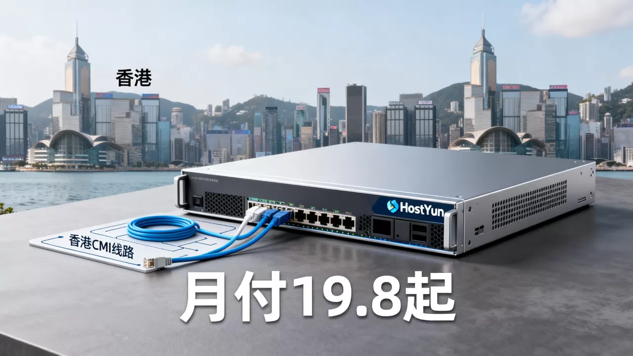 HostYun香港VPS月付19.8起值得买吗,香港CMI线路VPS推荐 HostYun香港VPS月付19.8起值得买吗,香港CMI线路VPS推荐