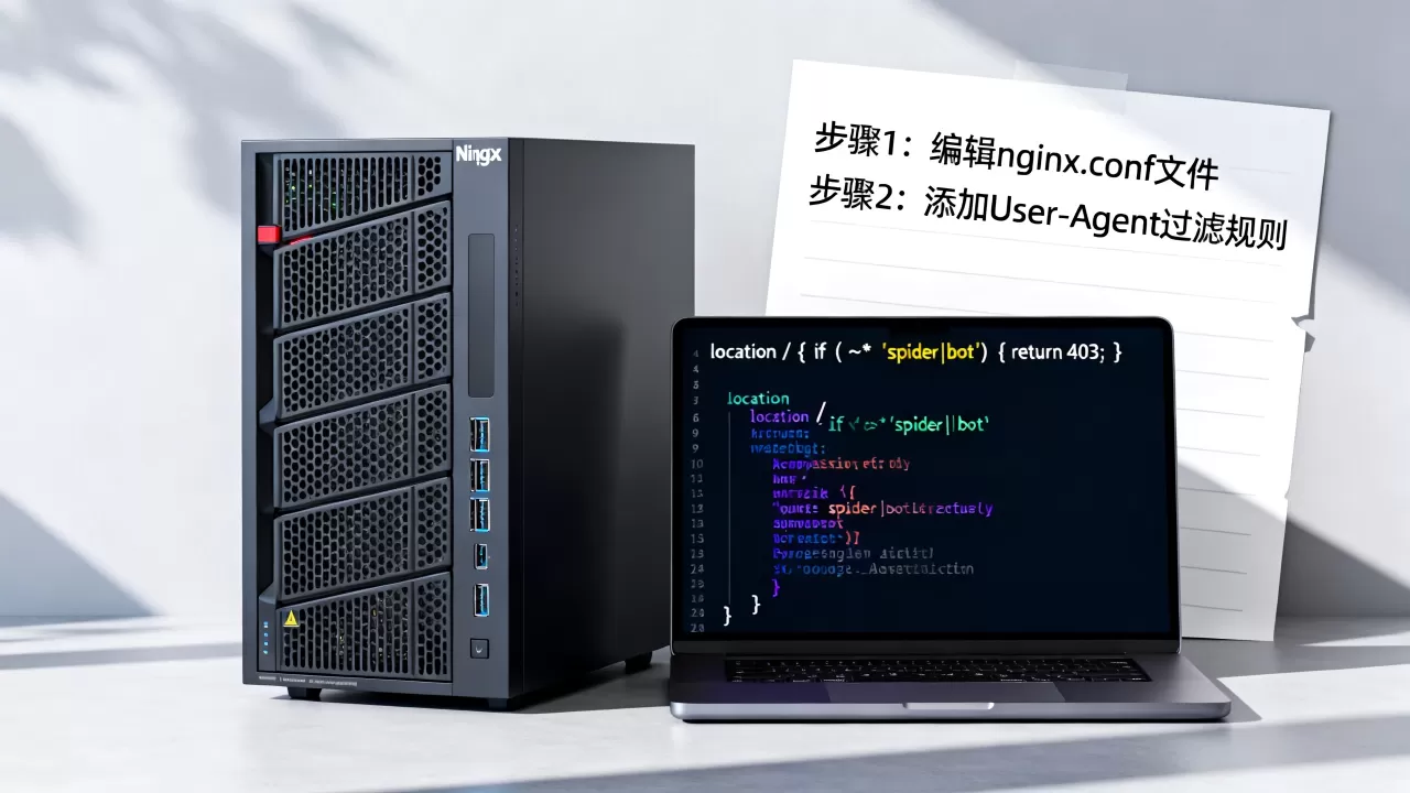 Nginx防爬虫配置怎么做?nginx屏蔽指定User-Agent Nginx防爬虫配置怎么做?nginx屏蔽指定User-Agent
