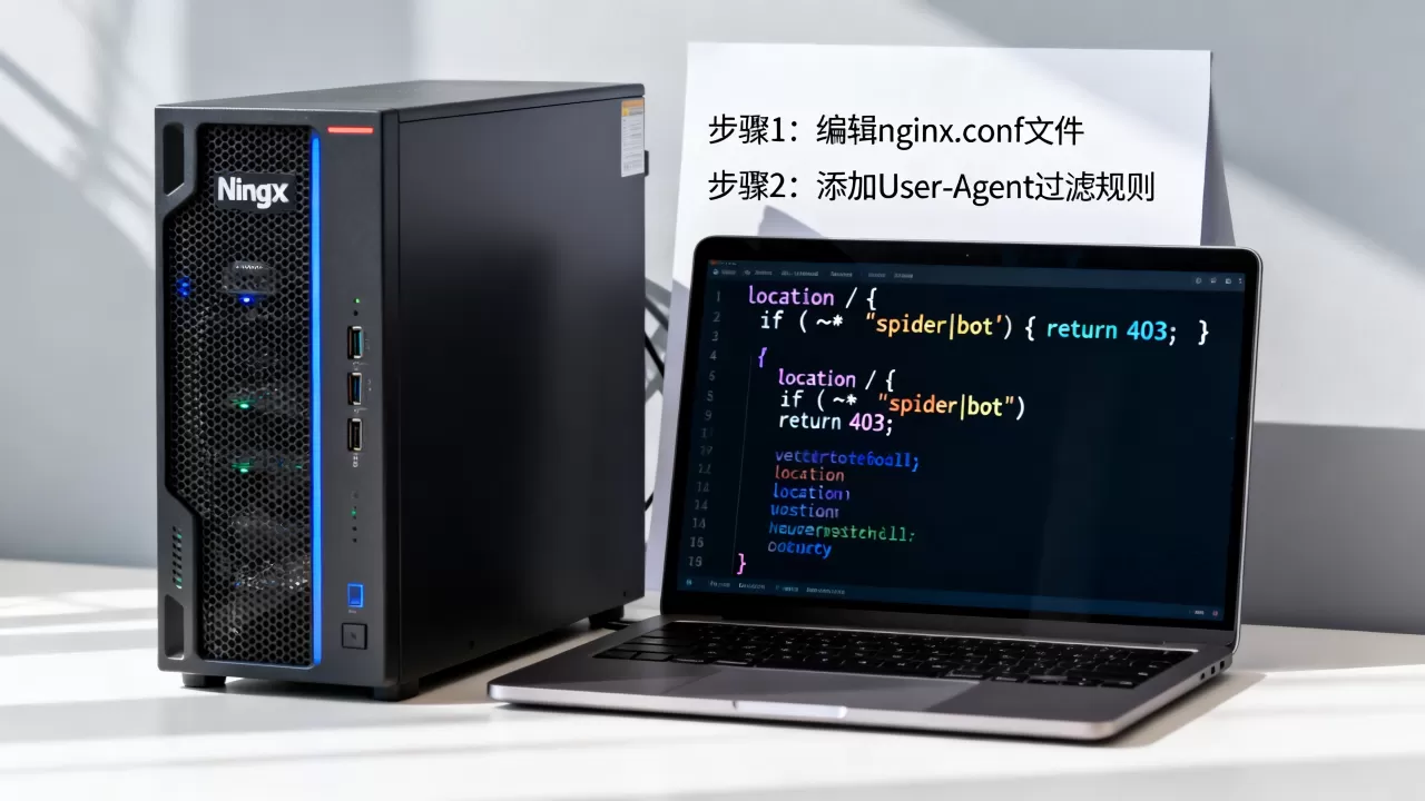 Nginx防爬虫配置怎么做?nginx屏蔽指定User-Agent Nginx防爬虫配置怎么做?nginx屏蔽指定User-Agent