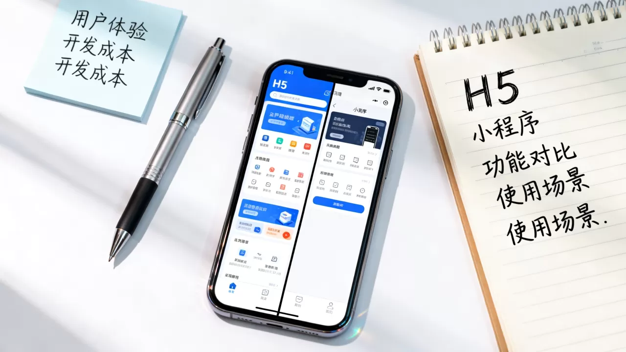 H5和小程序哪个更好?H5和小程序的区别是什么 H5和小程序哪个更好?H5和小程序的区别是什么
