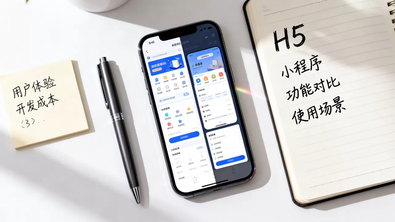 H5和小程序哪个更好?H5和小程序的区别是什么 H5和小程序哪个更好?H5和小程序的区别是什么