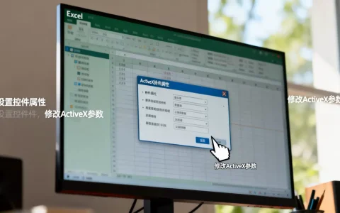 Excel控件属性怎么设置？如何修改ActiveX控件属性
