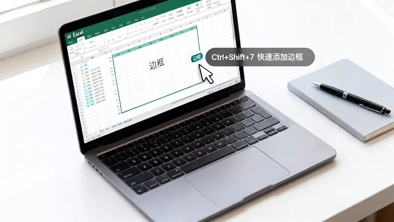 Excel增加边框怎么操作？excel表格加边框快捷键