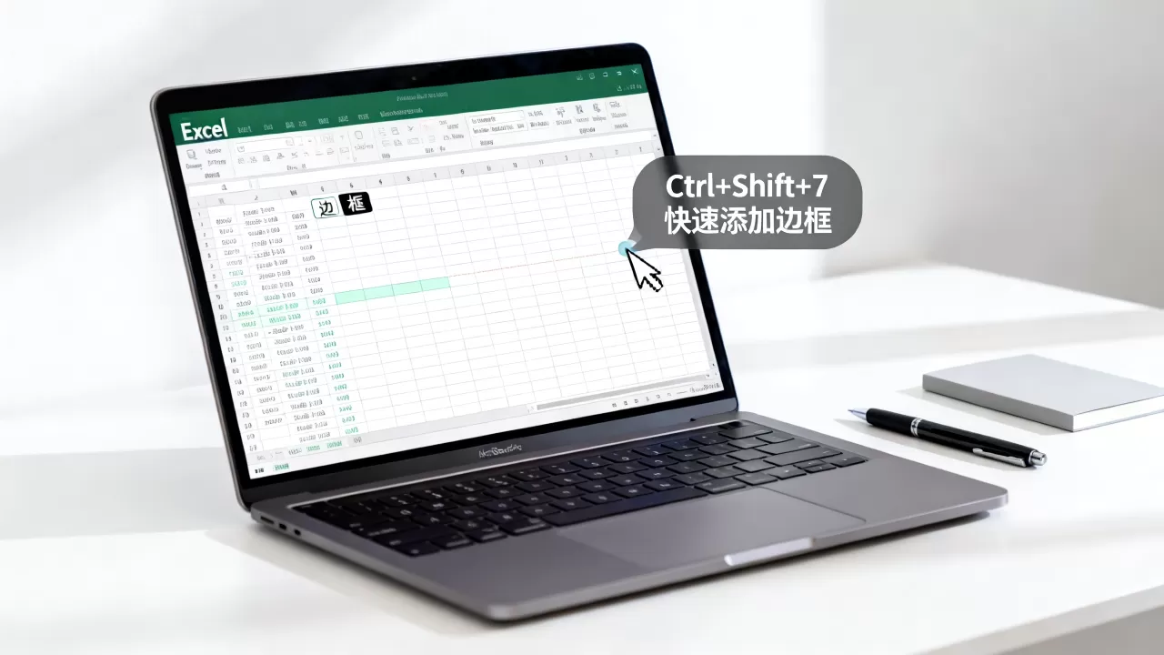 Excel增加边框怎么操作？excel表格加边框快捷键