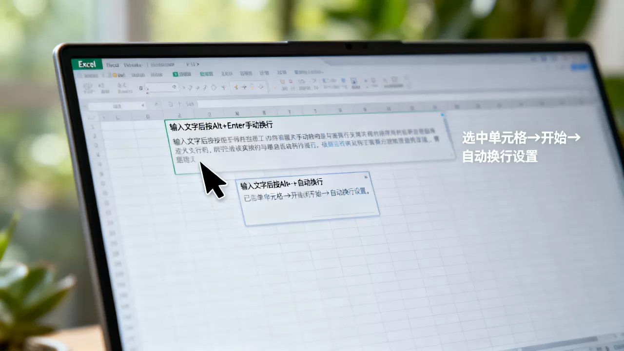 Excel文字如何回车?Excel中怎么实现文字自动换行 Excel文字如何回车?Excel中怎么实现文字自动换行