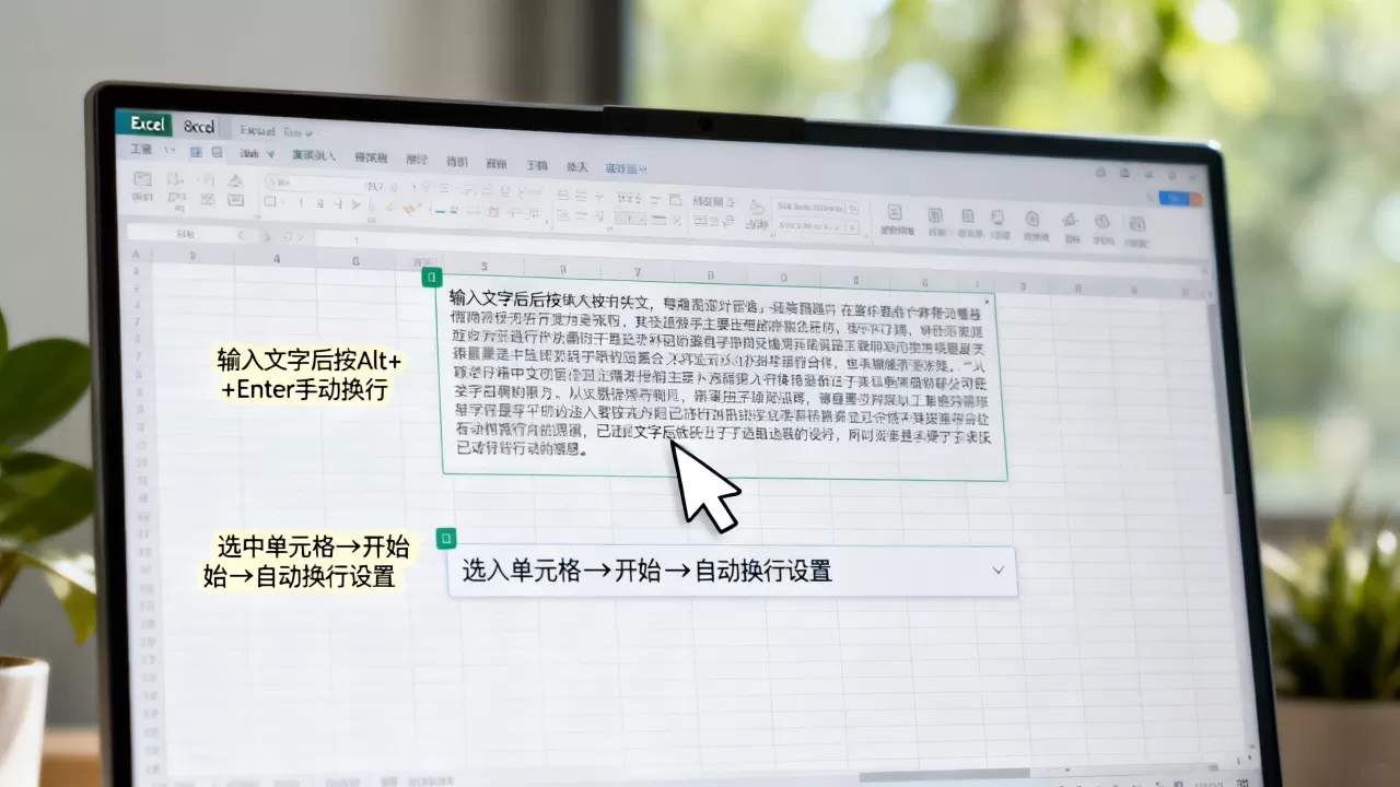 Excel文字如何回车?Excel中怎么实现文字自动换行 Excel文字如何回车?Excel中怎么实现文字自动换行
