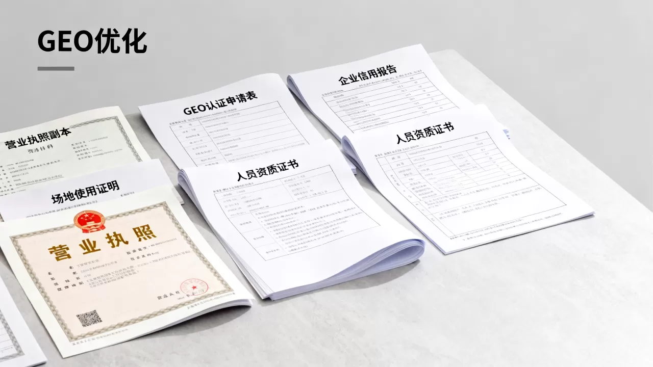 GEO优化需要提供什么材料今年?GEO优化具体需要哪些资质材料 GEO优化需要提供什么材料今年?GEO优化具体需要哪些资质材料
