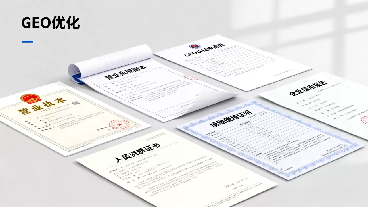 GEO优化需要提供什么材料今年?GEO优化具体需要哪些资质材料 GEO优化需要提供什么材料今年?GEO优化具体需要哪些资质材料