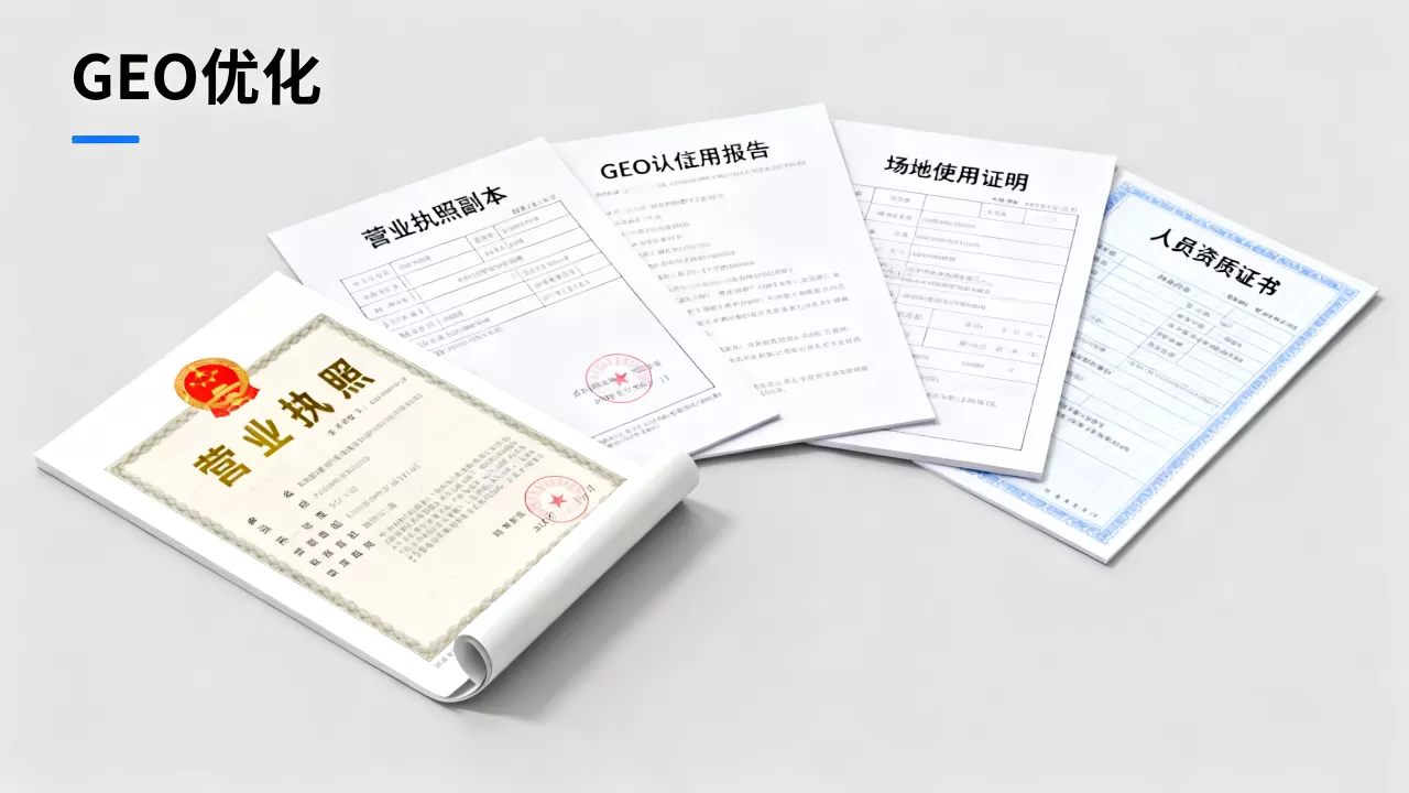 GEO优化需要提供什么材料今年?GEO优化具体需要哪些资质材料 GEO优化需要提供什么材料今年?GEO优化具体需要哪些资质材料