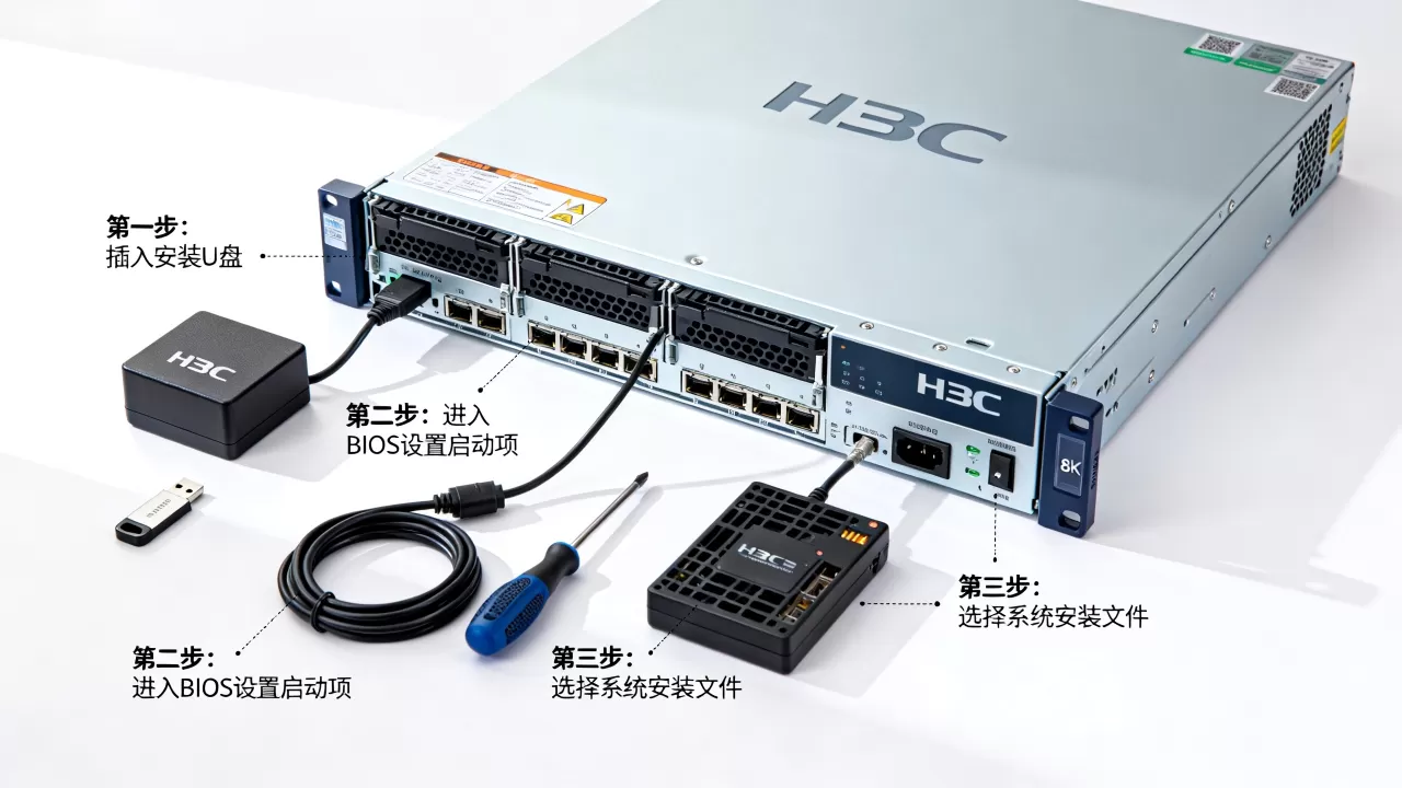 H3C服务器系统怎么安装？h3c服务器系统安装教程