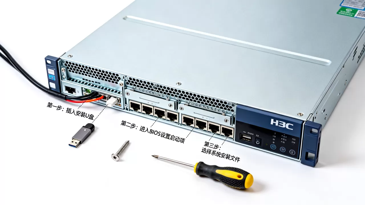 H3C服务器系统怎么安装？h3c服务器系统安装教程