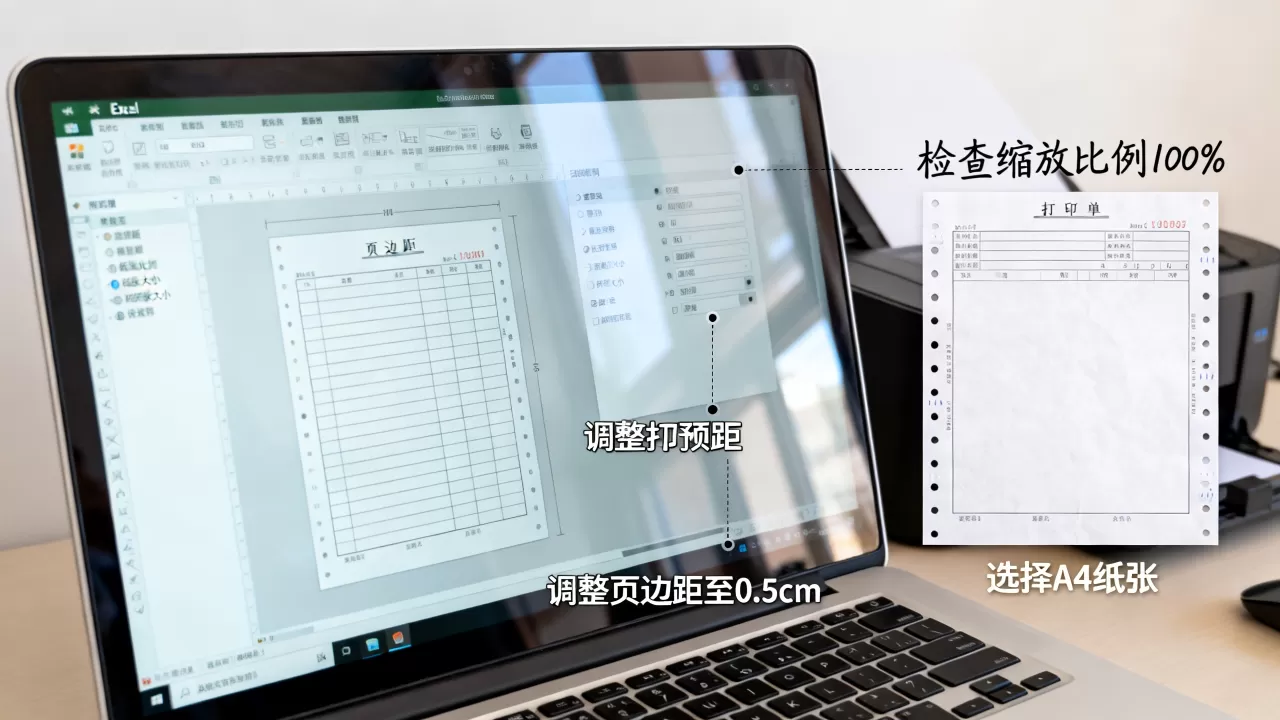 Excel打印单据总错位怎么解决？excel打印单据设置方法