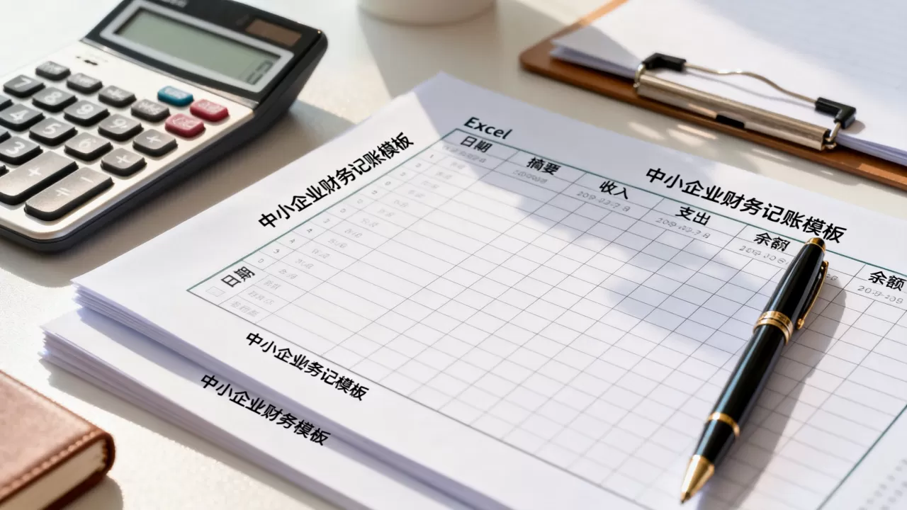 财务记账Excel怎么做?中小企业财务记账模板免费下载 财务记账Excel怎么做?中小企业财务记账模板免费下载