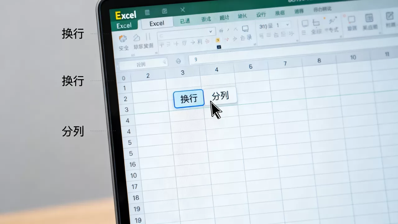 Excel表格怎么换行分列? Excel表格怎么换行分列?