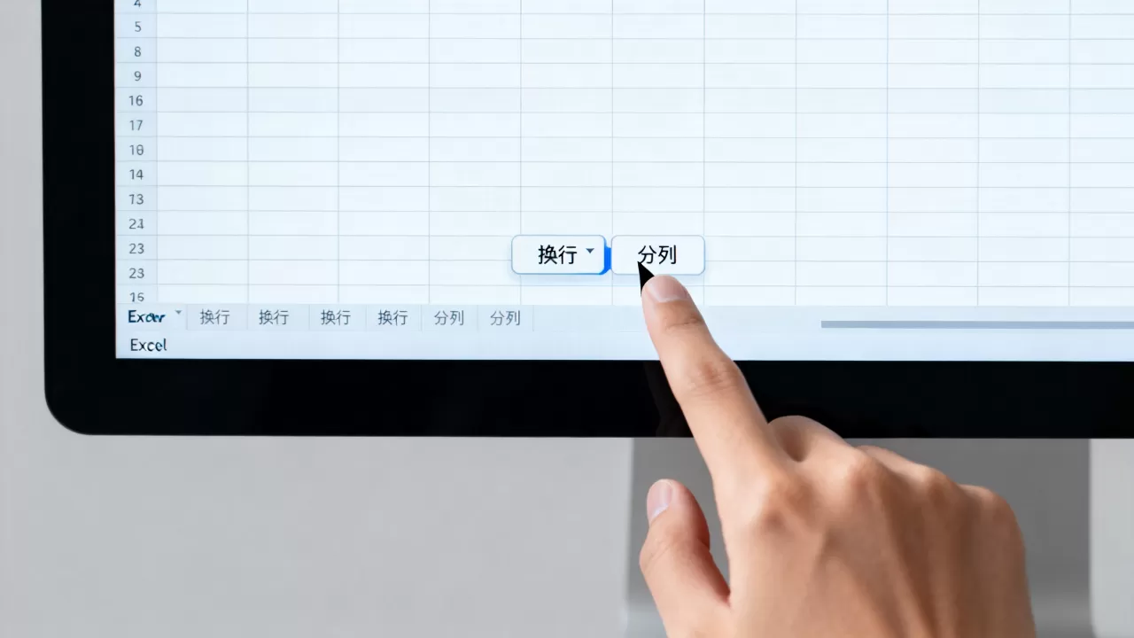 Excel表格怎么换行分列? Excel表格怎么换行分列?