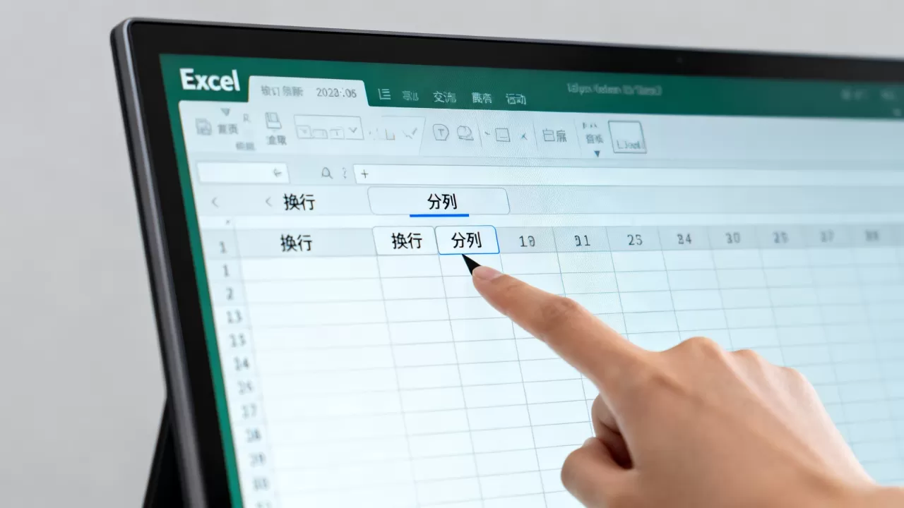 Excel表格怎么换行分列? Excel表格怎么换行分列?