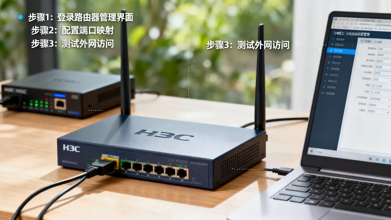h3c路由器怎么设置外网访问内网服务器?外网无法连接内网服务器怎么办 h3c路由器怎么设置外网访问内网服务器?外网无法连接内网服务器怎么办