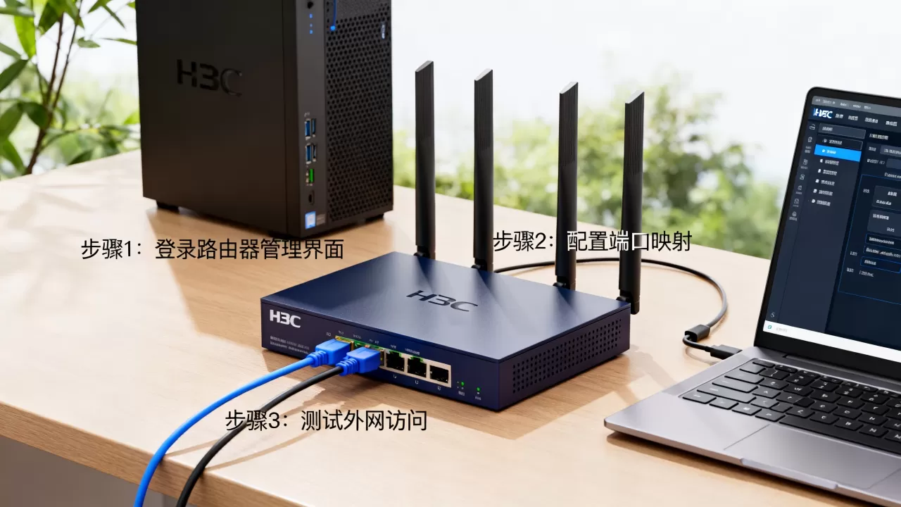 h3c路由器怎么设置外网访问内网服务器?外网无法连接内网服务器怎么办 h3c路由器怎么设置外网访问内网服务器?外网无法连接内网服务器怎么办