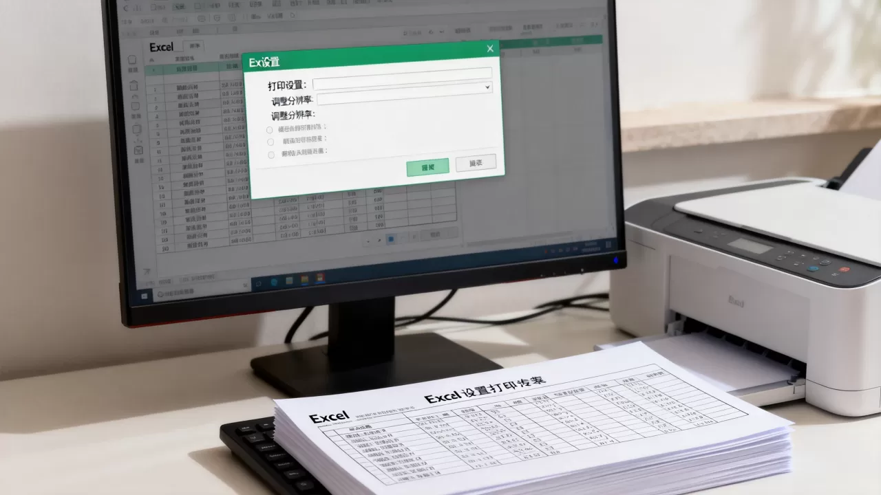 Excel打印编辑怎么设置？Excel打印设置不清晰怎么办