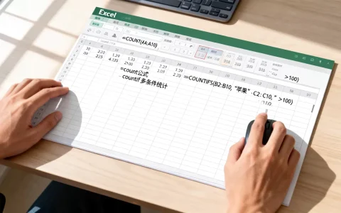 Excel count公式怎么用？excel countif函数多条件统计