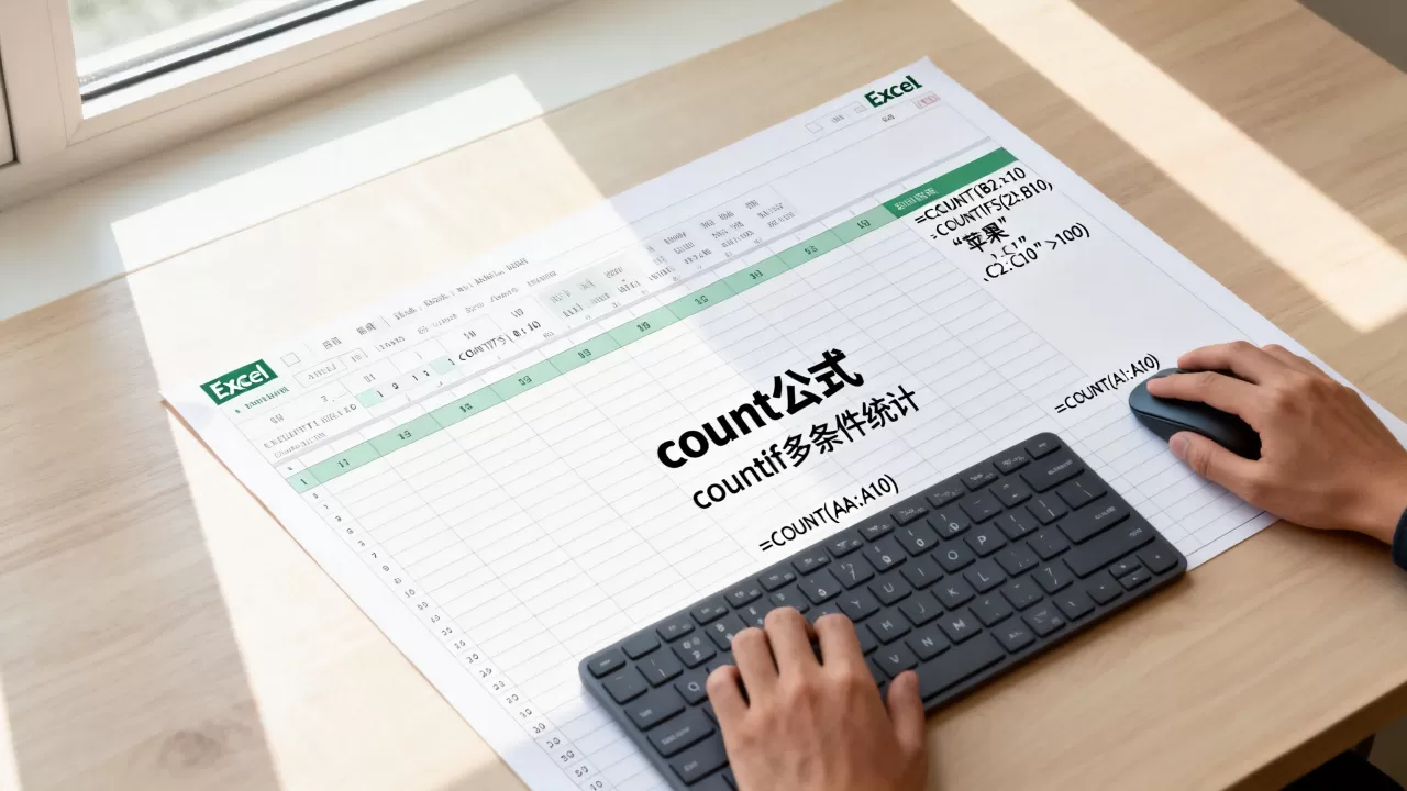 Excel count公式怎么用?excel countif函数多条件统计 Excel count公式怎么用?excel countif函数多条件统计