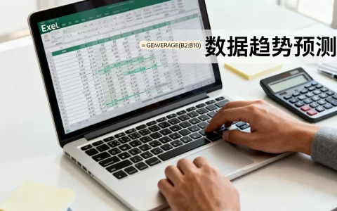 Excel预测平均值怎么算？如何用公式实现数据趋势预测