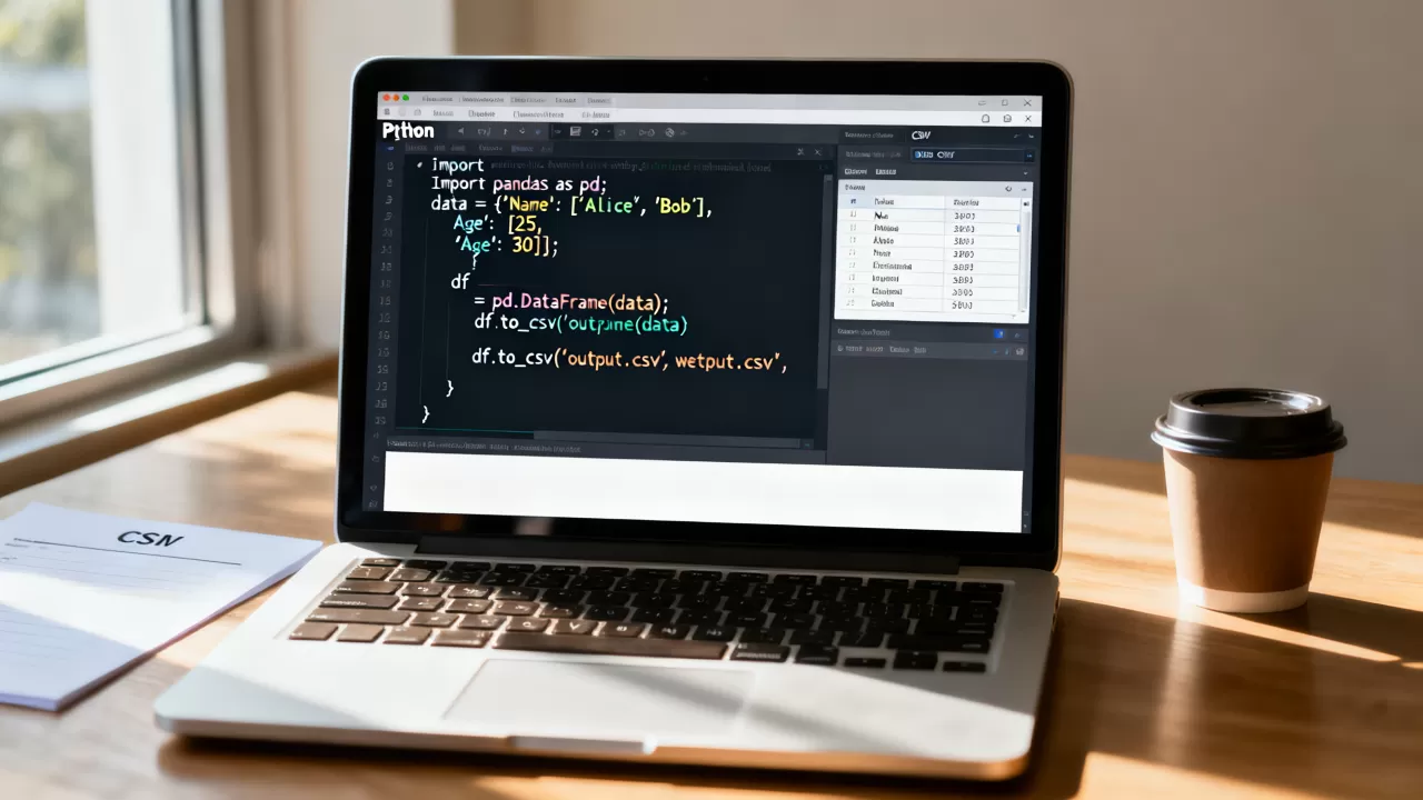 Python数据如何转CSV格式？python tocsv代码示例