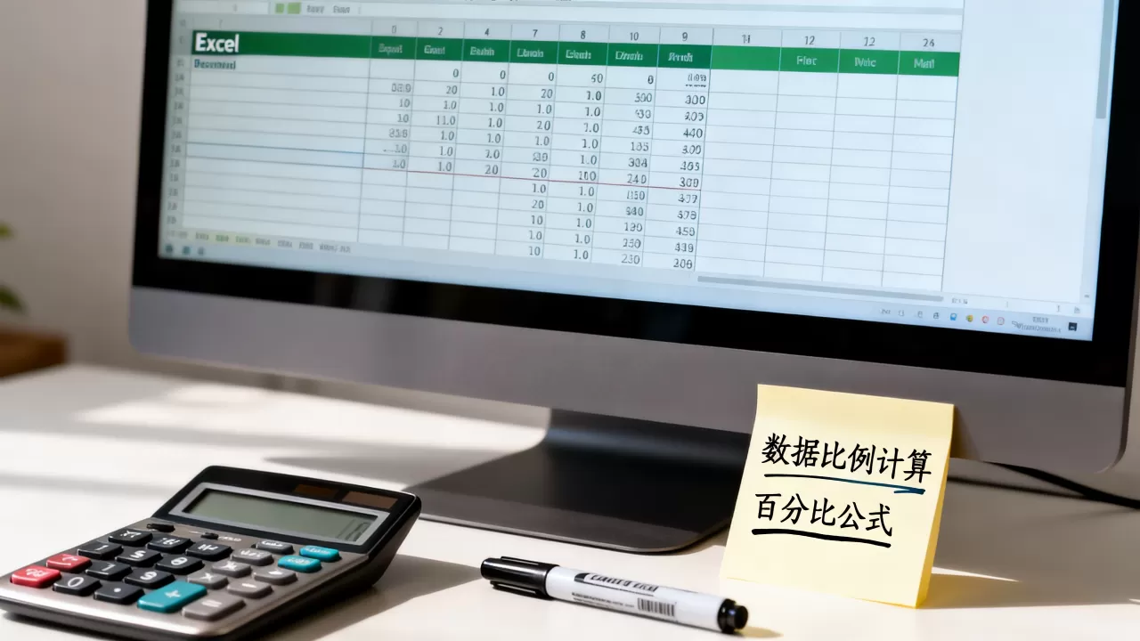 Excel数据比例怎么算?Excel表格百分比公式 Excel数据比例怎么算?Excel表格百分比公式