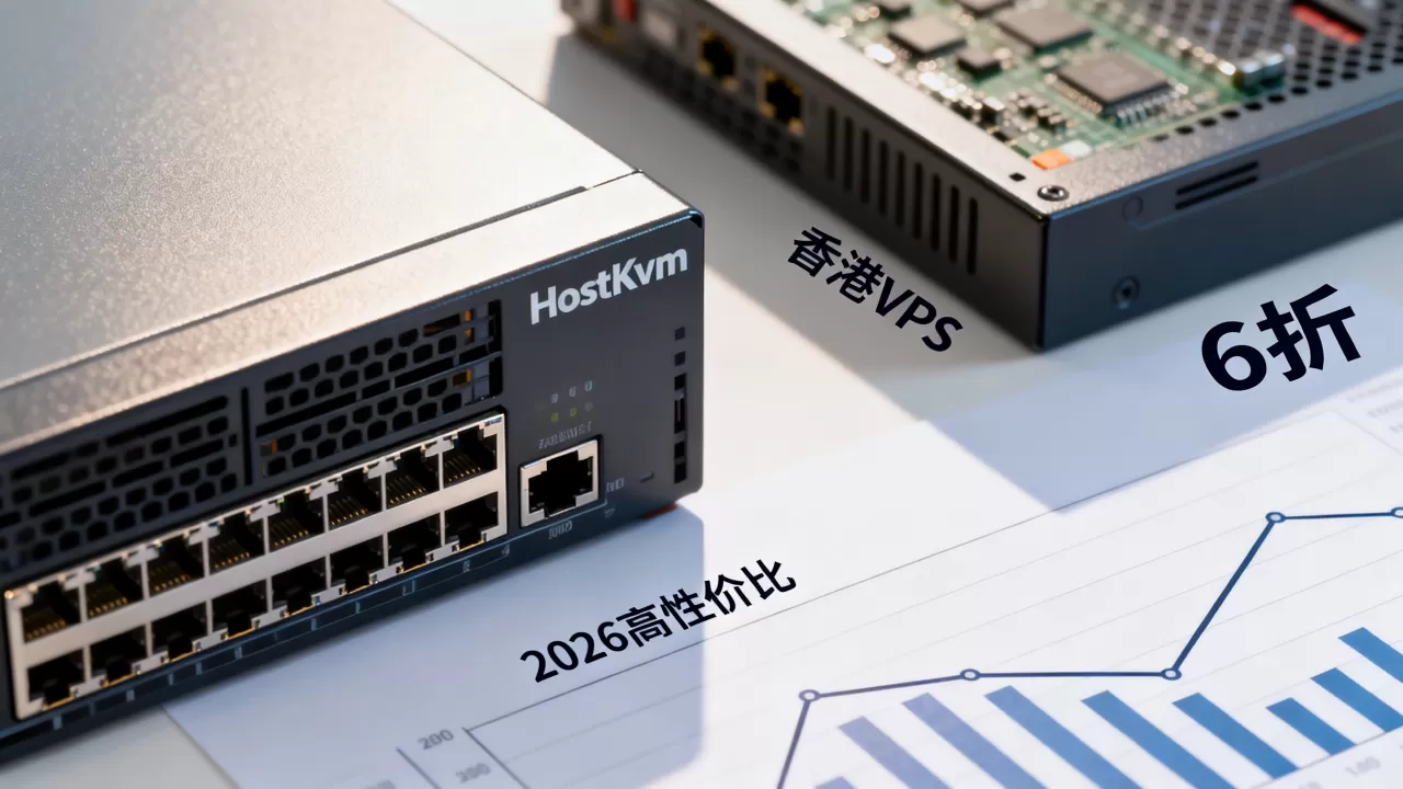 HostKvm香港VPS6折真的便宜吗?2026高性价比香港VPS推荐 HostKvm香港VPS6折真的便宜吗?2026高性价比香港VPS推荐