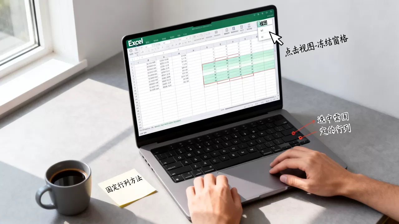 怎么锁定?Excel表格固定行列方法 怎么锁定?Excel表格固定行列方法