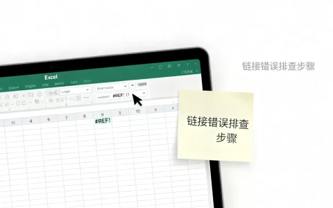 excel链接返回错误怎么办？excel公式返回REF!错误怎么解决