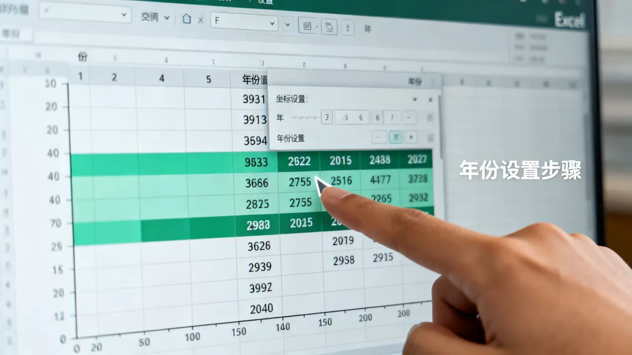 Excel图表年份怎么设置?如何显示完整年份 Excel图表年份怎么设置?如何显示完整年份
