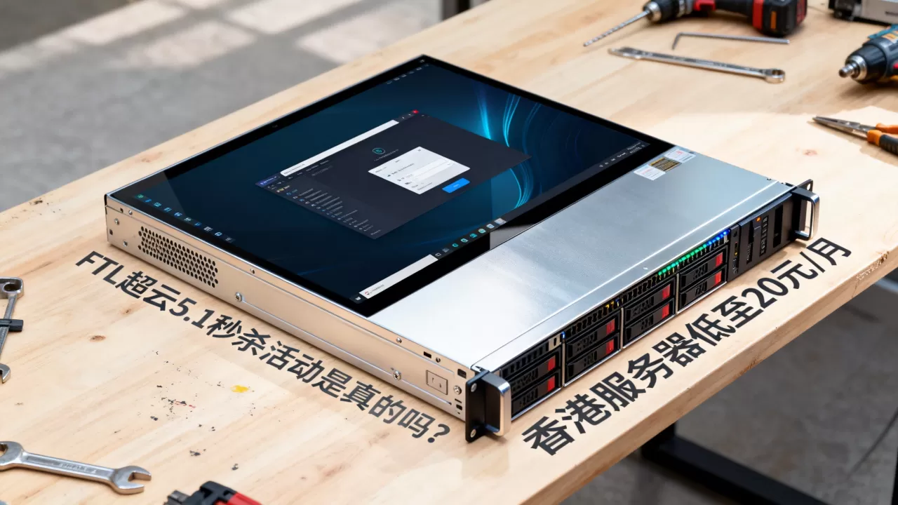 FTL超云5.1秒杀活动是真的吗？香港服务器低至20元/月