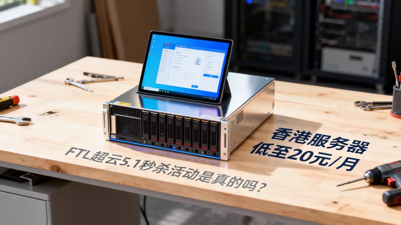 FTL超云5.1秒杀活动是真的吗？香港服务器低至20元/月