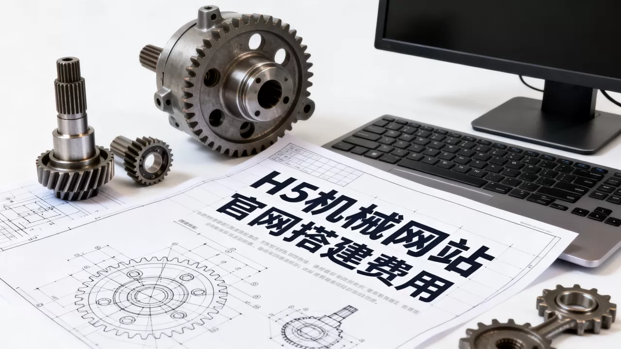 H5机械公司网站怎么做？机械行业官网搭建费用