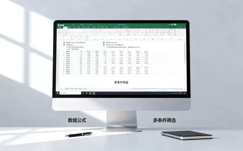 Excel数组筛选怎么操作？excel数组公式多条件筛选